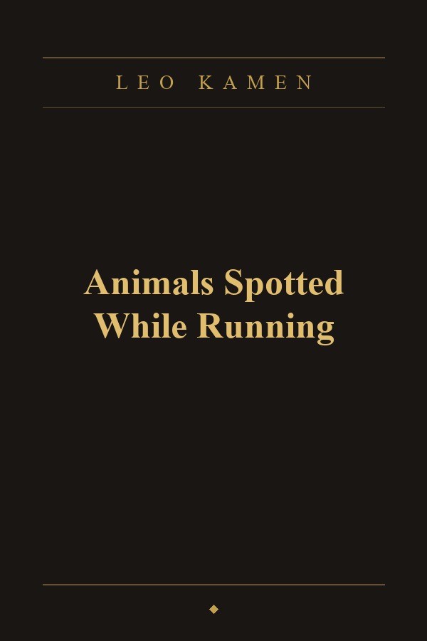 Animals Spotted While Running